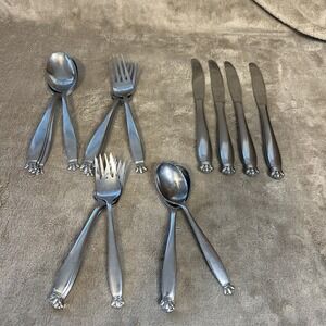 Vintage‎ Empress Stainless Steel Flatware MCM Full Service For 4 - 20 Pieces